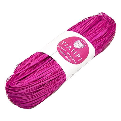 Rainbow Coloured Raffia 25g Hot Pink_2